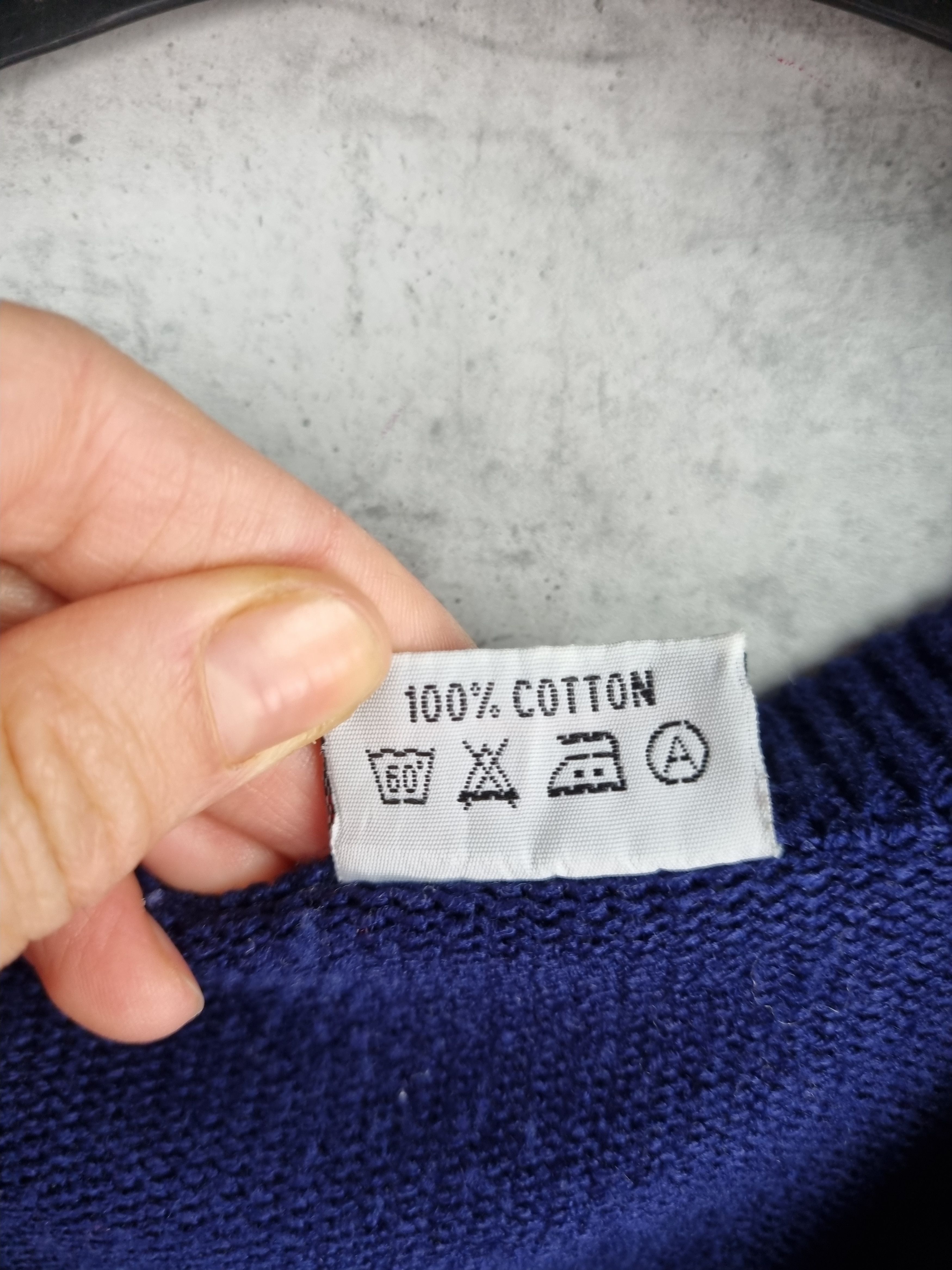 Golf Wang × Lacoste 90s LACOSTE Blue Vintage Knitted Sweater V Neck Tennis Size US XL / EU 56 / 4 - 10 Thumbnail