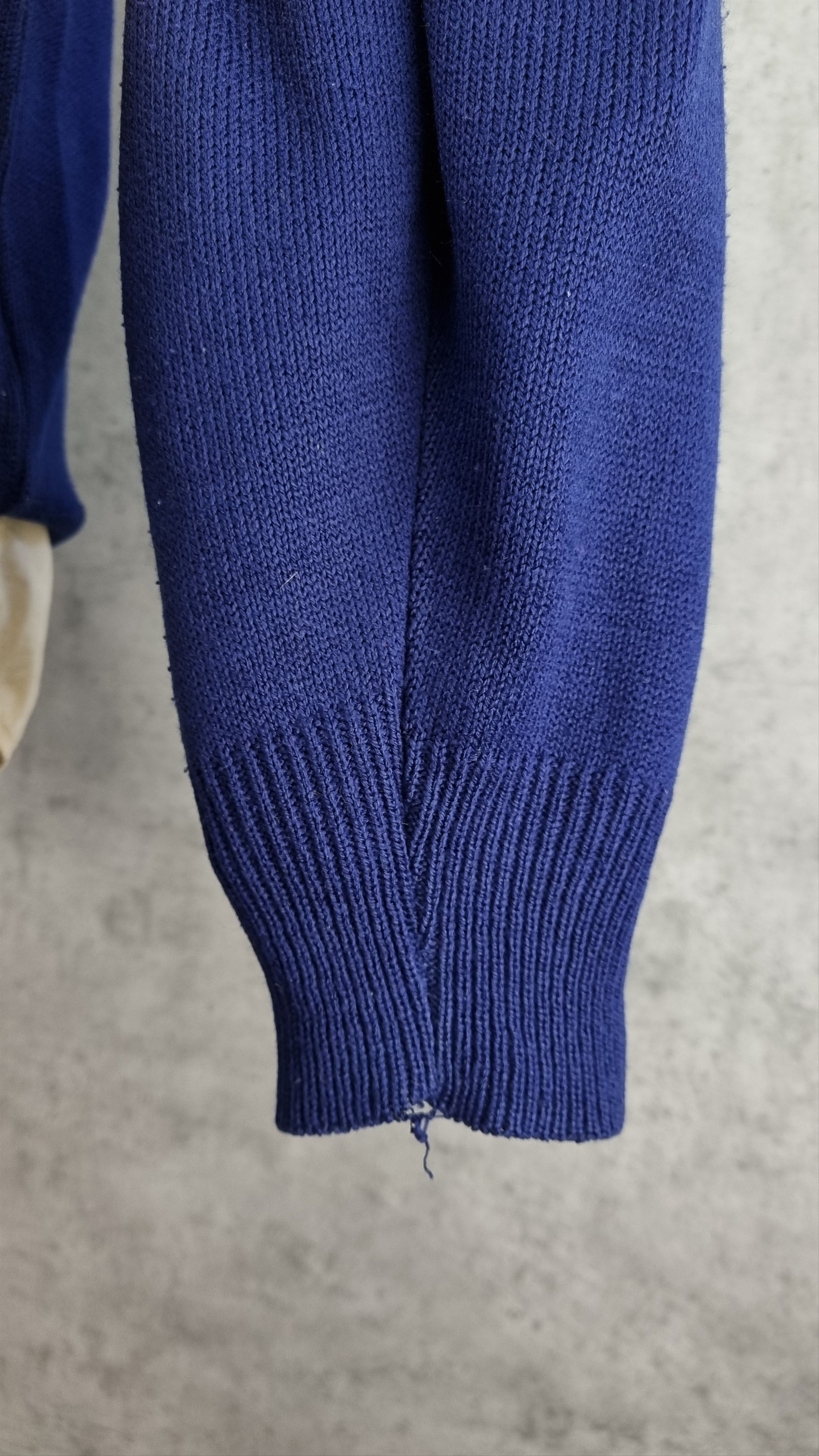 Golf Wang × Lacoste 90s LACOSTE Blue Vintage Knitted Sweater V Neck Tennis Size US XL / EU 56 / 4 - 14 Thumbnail