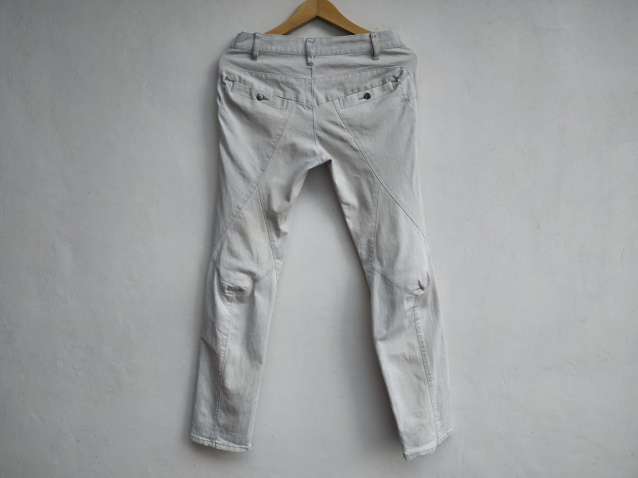 Final Home Final Home Issey Miyake Stretch Geometric Biker Pants Size US 29 - 3 Thumbnail