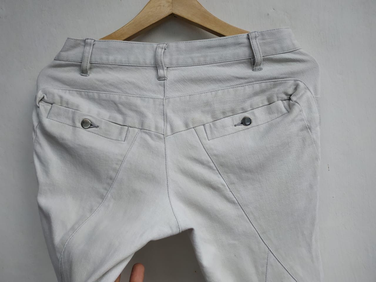 Final Home Final Home Issey Miyake Stretch Geometric Biker Pants Size US 29 - 7 Thumbnail