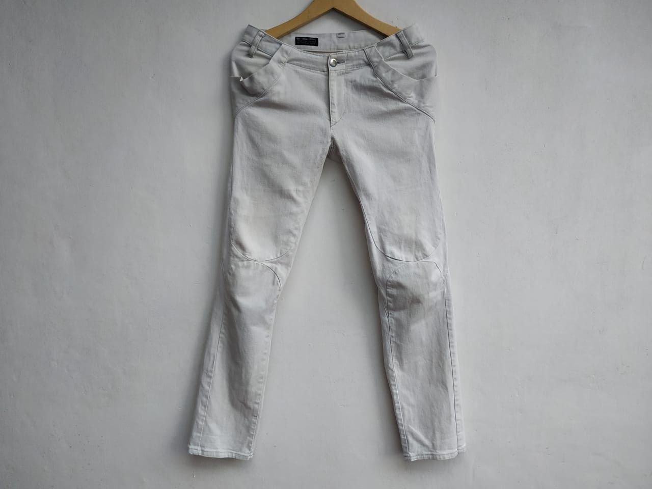 Final Home Final Home Issey Miyake Stretch Geometric Biker Pants Size US 29 - 1 Thumbnail