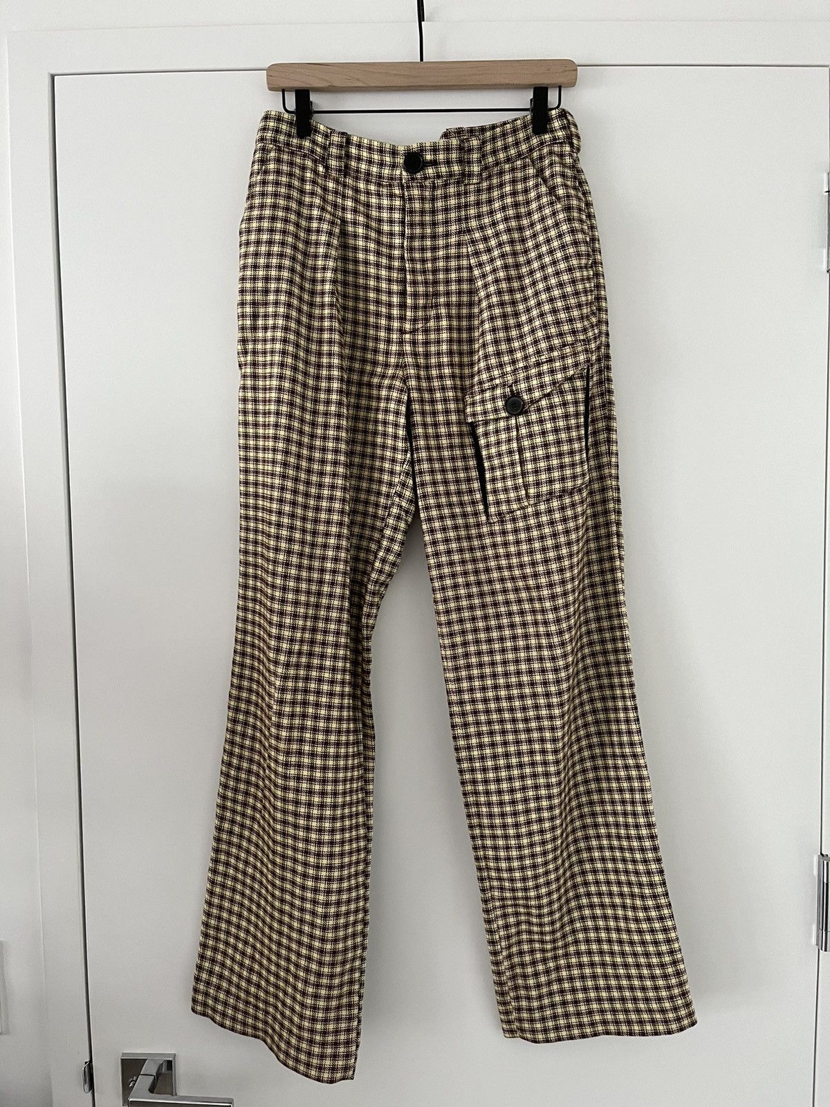 Kiko Kostadinov 0006 Kiko Kostadinov Saffron Kafka Cargo Pants Size US 30 / EU 46 - 1 Thumbnail
