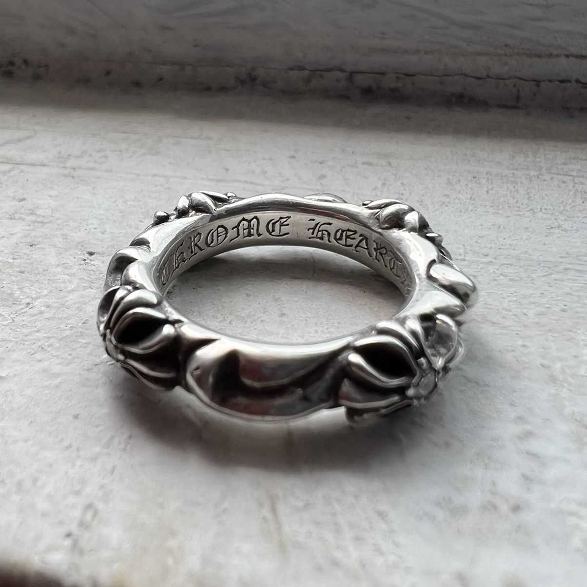 Chrome Hearts Vintage 1998 Chrome Hearts Sterling Diamond Ring Size ONE SIZE - 5 Thumbnail