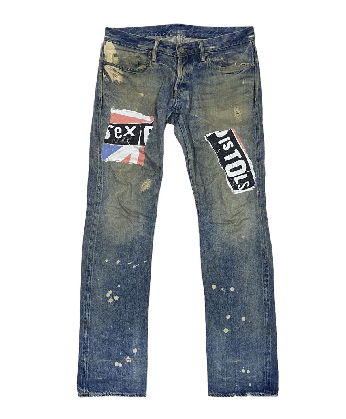 Rare🔥HYSTERIC GLAMOUR Selvedge Denim x Distressed x Custom