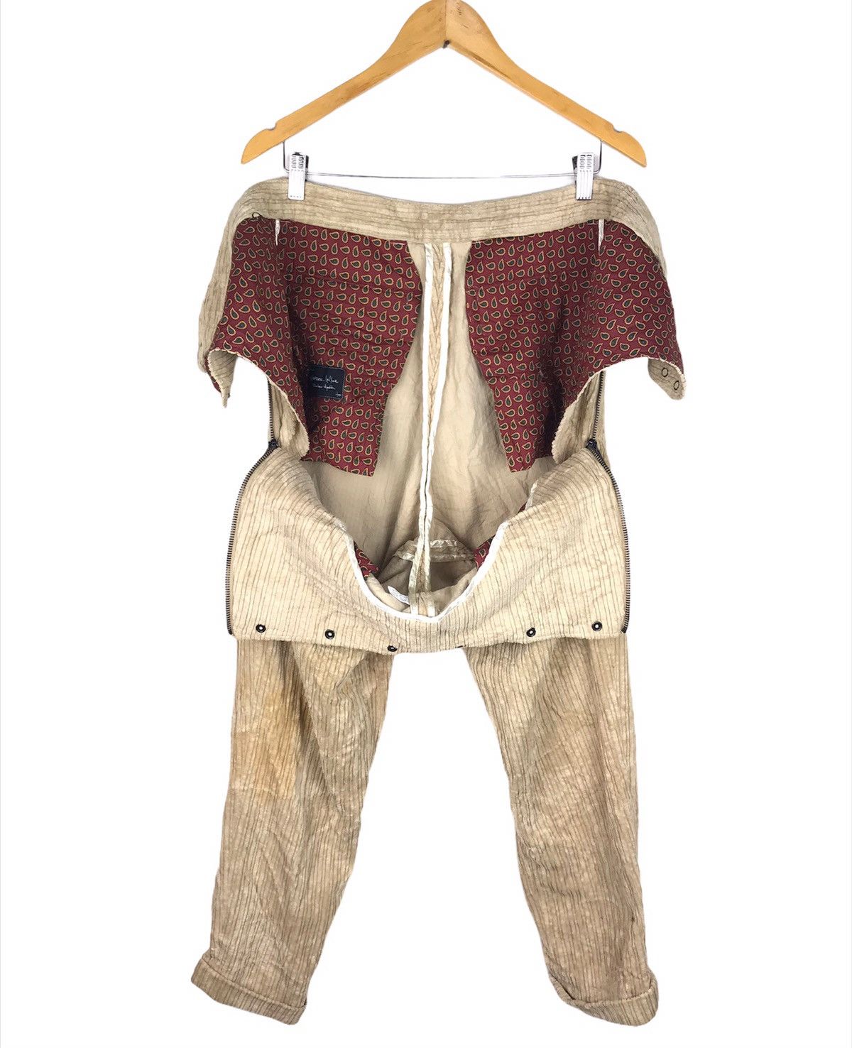 Number (N)ine Number (N)ine F/W 2003 "Touch Me I'm Sick" Corduroy Pants Size US 30 / EU 46 - 1 Thumbnail