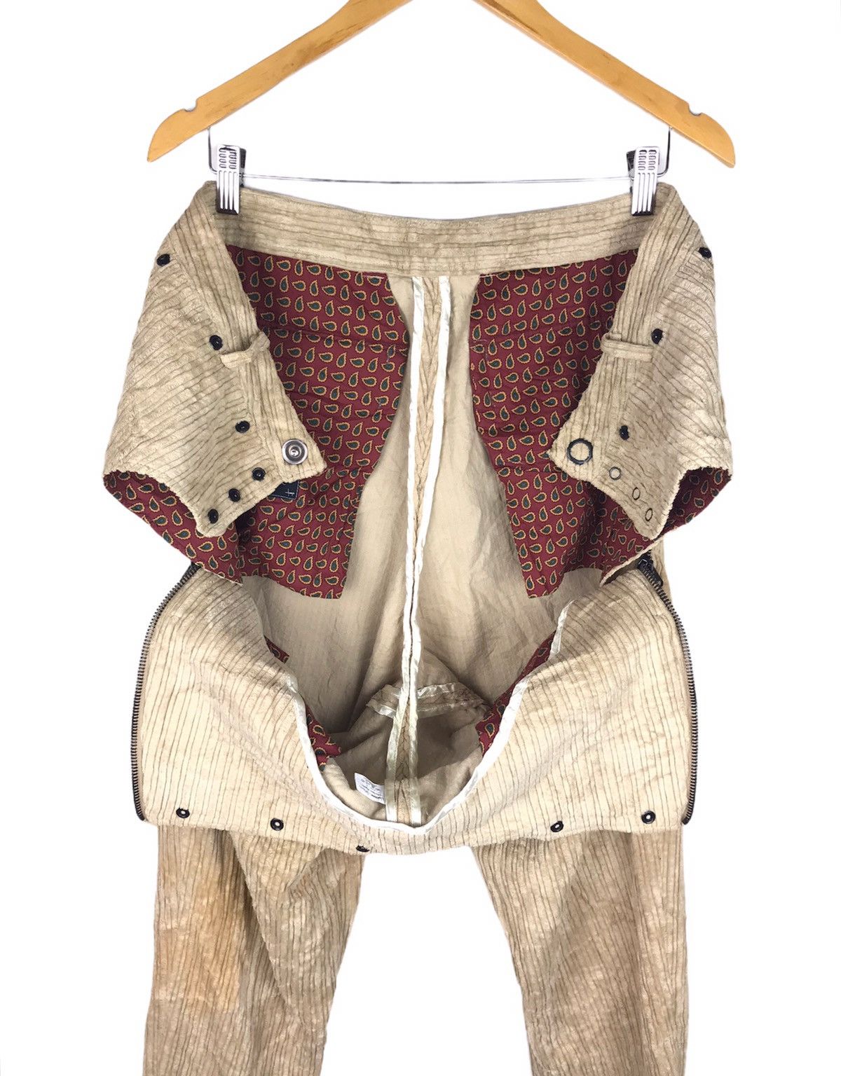 Number (N)ine Number (N)ine F/W 2003 "Touch Me I'm Sick" Corduroy Pants Size US 30 / EU 46 - 3 Thumbnail