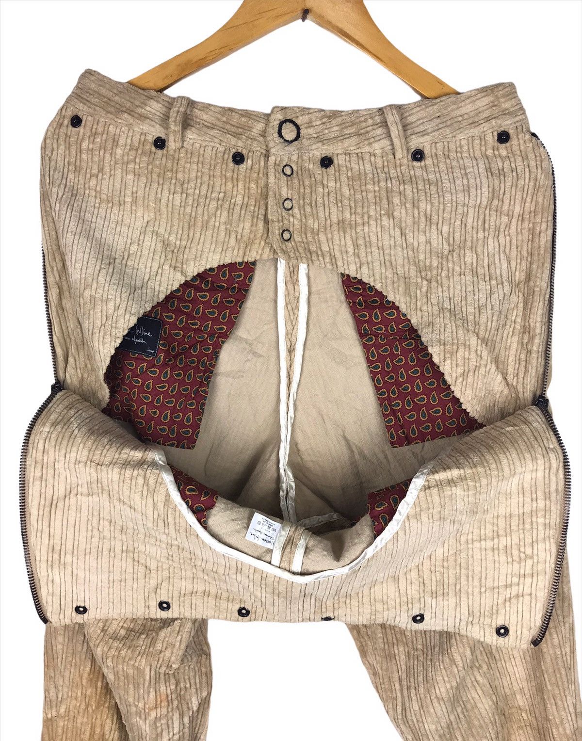 Number (N)ine Number (N)ine F/W 2003 "Touch Me I'm Sick" Corduroy Pants Size US 30 / EU 46 - 5 Thumbnail