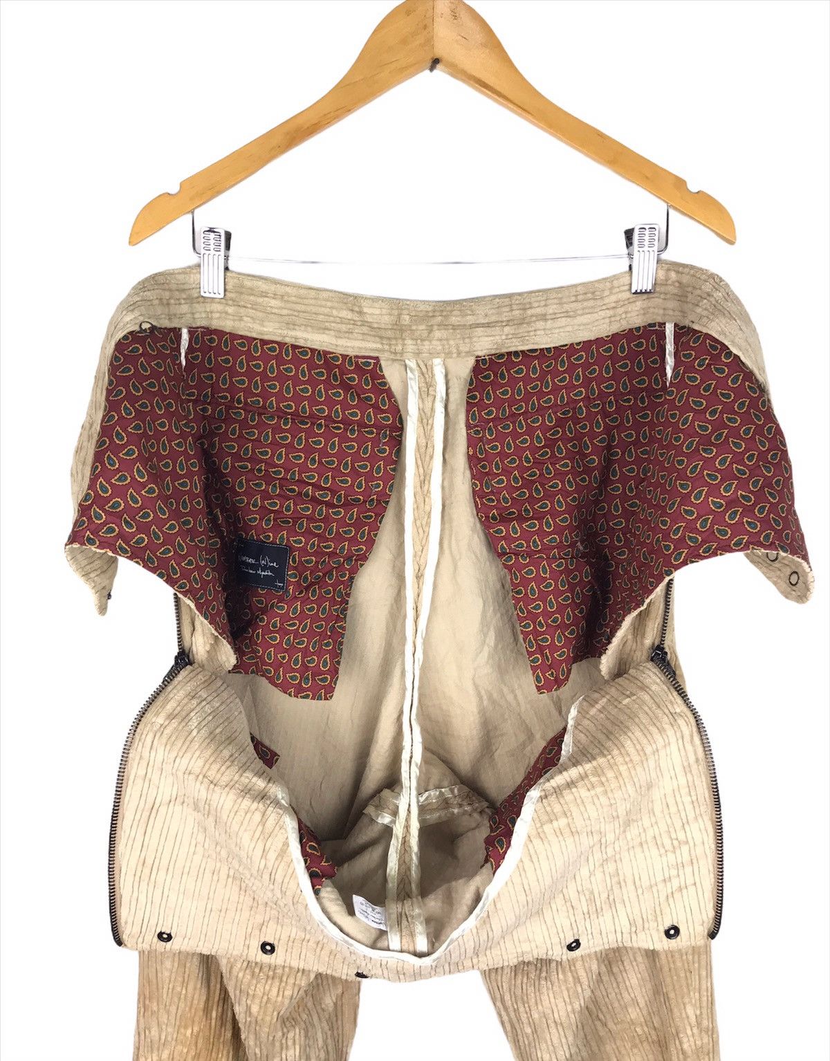 Number (N)ine Number (N)ine F/W 2003 "Touch Me I'm Sick" Corduroy Pants Size US 30 / EU 46 - 2 Thumbnail