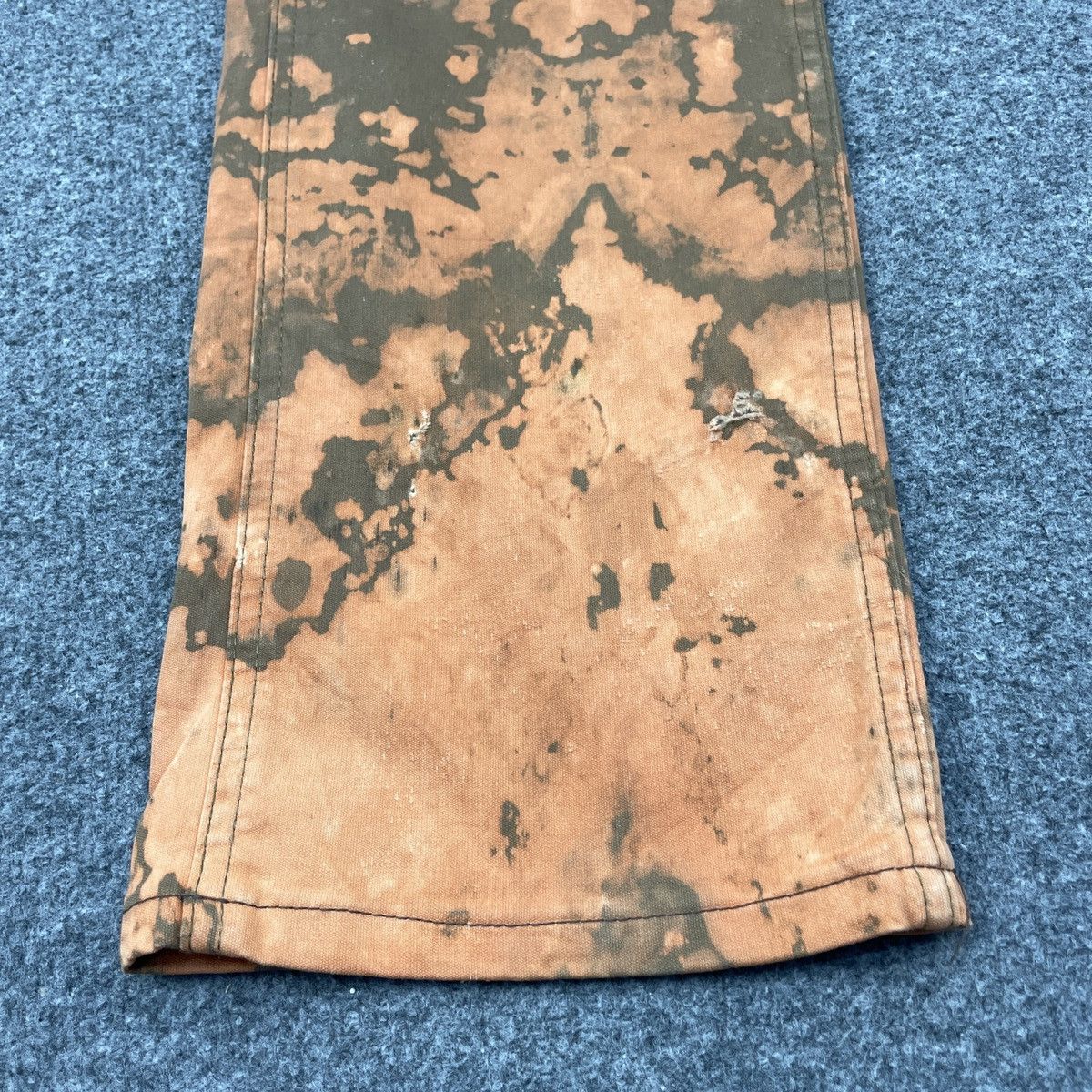 Blue Blue Japan × Japanese Brand × Vintage Vintage Blue Way Asid Wash Distressed Cargo Zip Pants Size US 30 / EU 46 - 7 Thumbnail