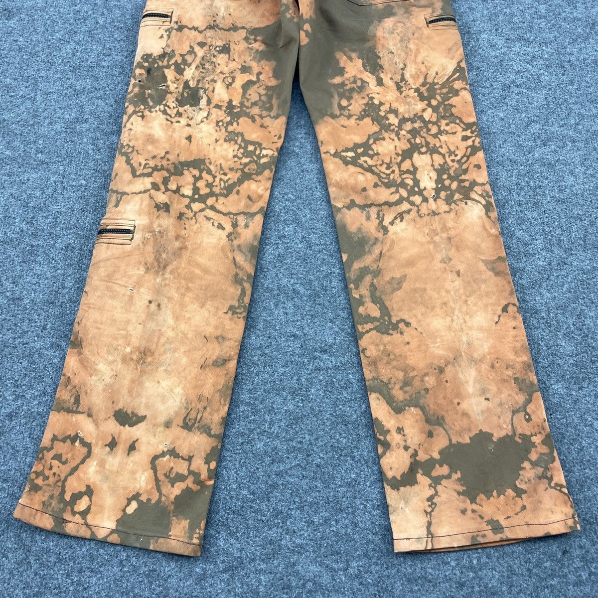 Blue Blue Japan × Japanese Brand × Vintage Vintage Blue Way Asid Wash Distressed Cargo Zip Pants Size US 30 / EU 46 - 11 Thumbnail