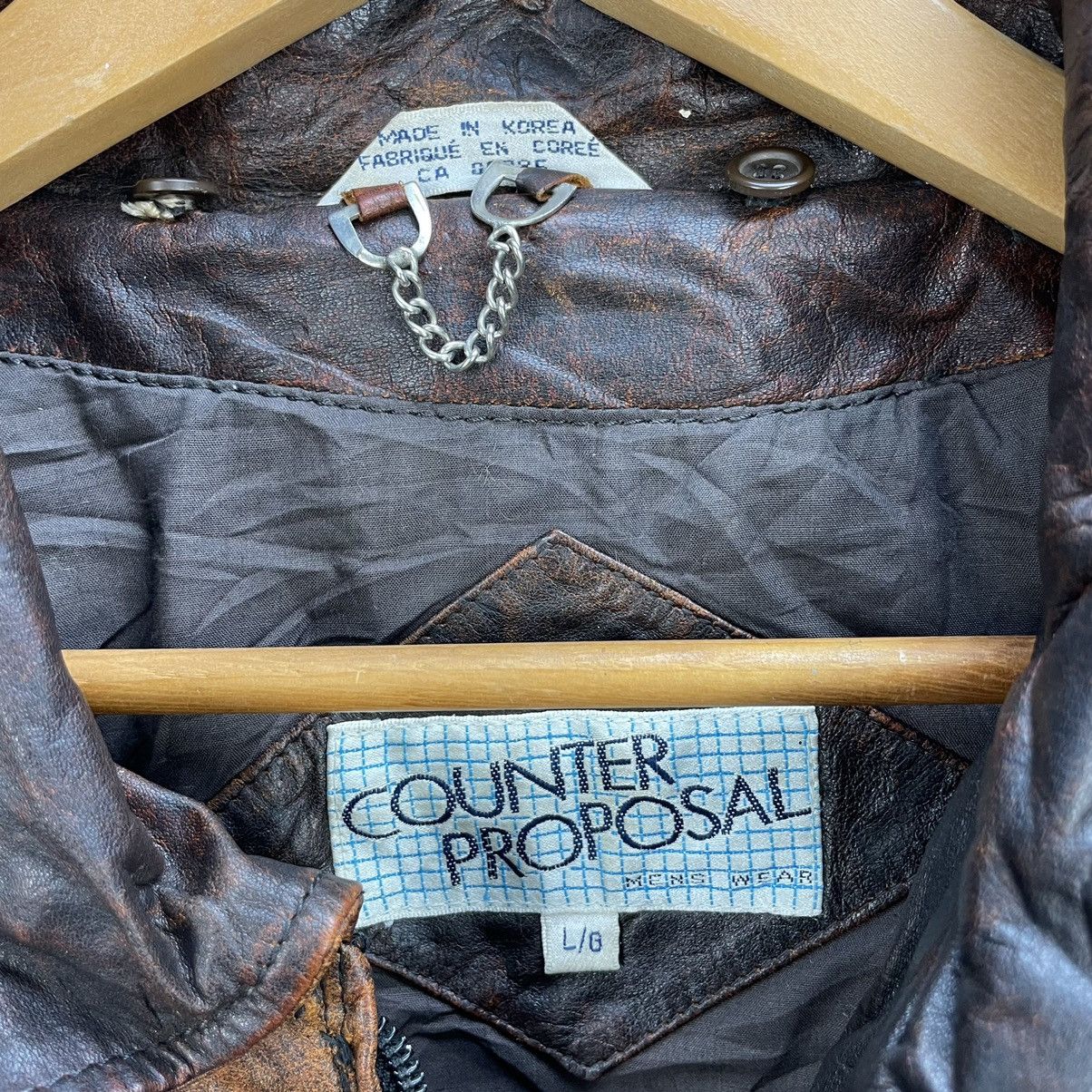 Japanese Brand × PERSON'S Japanese Counter Proposal Leather Jacket Persons PFM Size US L / EU 52-54 / 3 - 8 Thumbnail