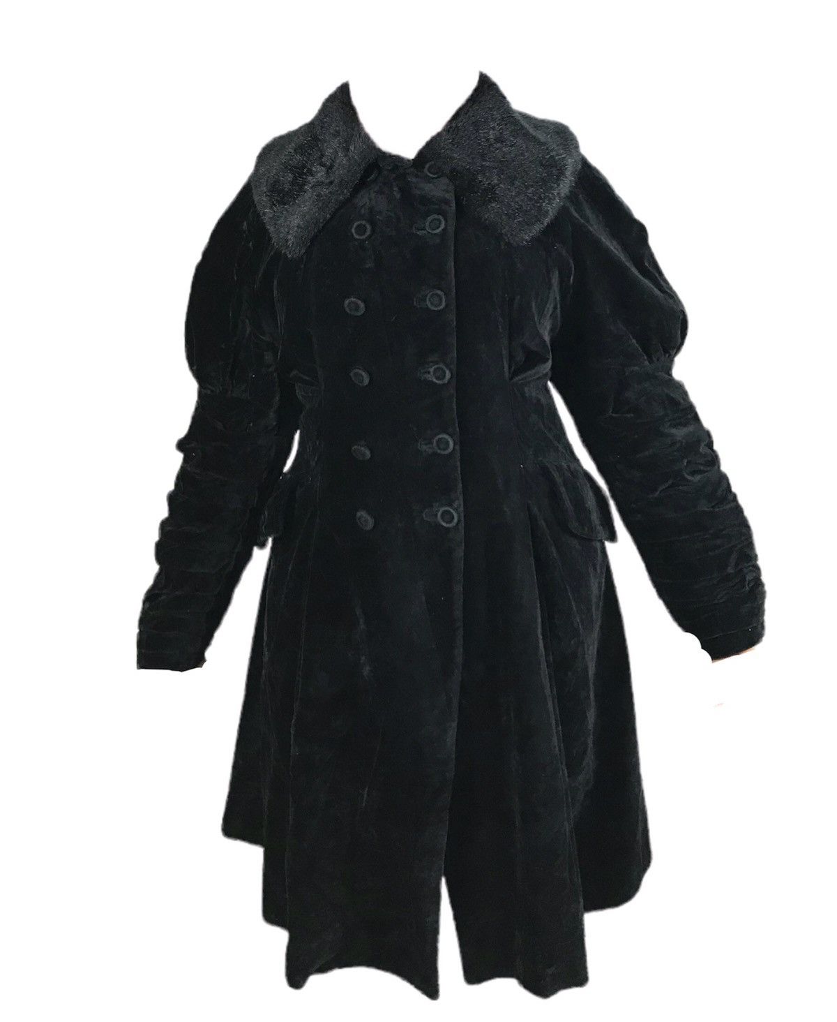Issey Miyake Issey Miyake Fur neck Jacket Coat Size S / US 4 / IT 40 - 1 Thumbnail