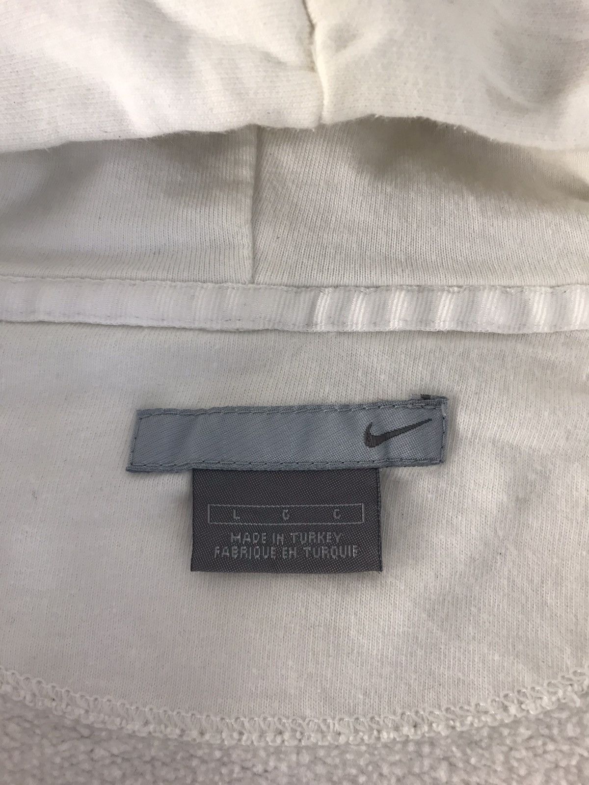 Nike × Vintage Nike Swoosh Sweatshirt Hoodies Jacket Half Zip Big Pocket Size US L / EU 52-54 / 3 - 6 Thumbnail