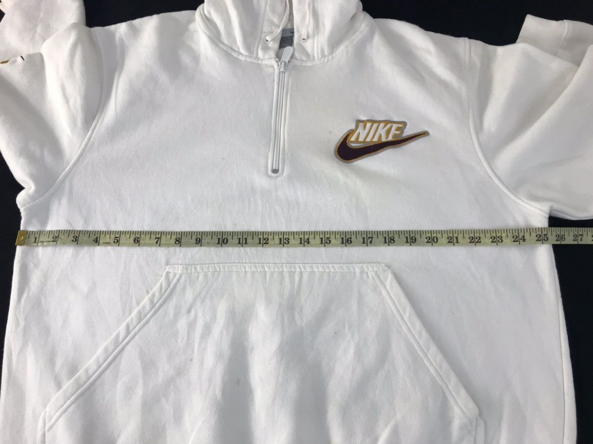 Nike × Vintage Nike Swoosh Sweatshirt Hoodies Jacket Half Zip Big Pocket Size US L / EU 52-54 / 3 - 10 Thumbnail