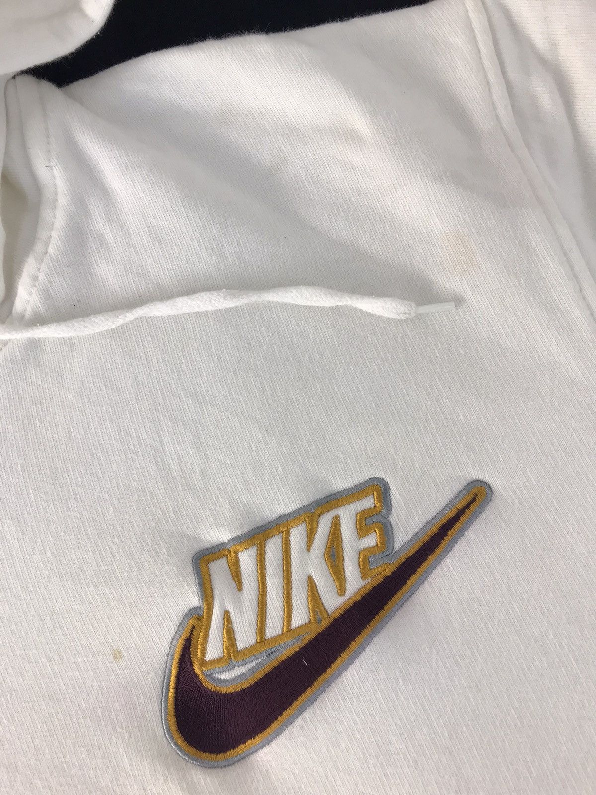 Nike × Vintage Nike Swoosh Sweatshirt Hoodies Jacket Half Zip Big Pocket Size US L / EU 52-54 / 3 - 14 Thumbnail