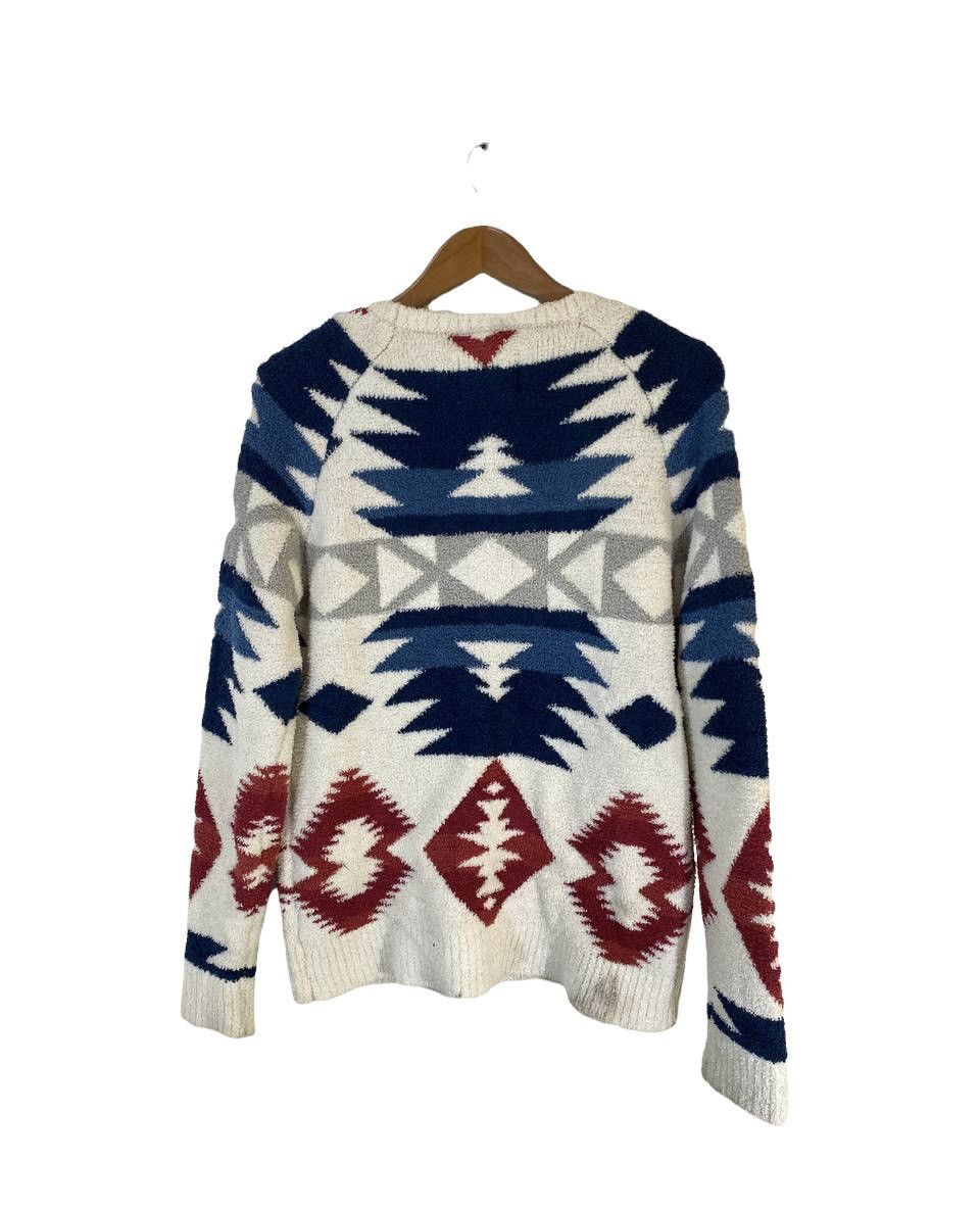 Japanese Brand Anti Ballistic Native Navajo Fleece Sweater Nice Design Size US M / EU 48-50 / 2 - 2 Thumbnail