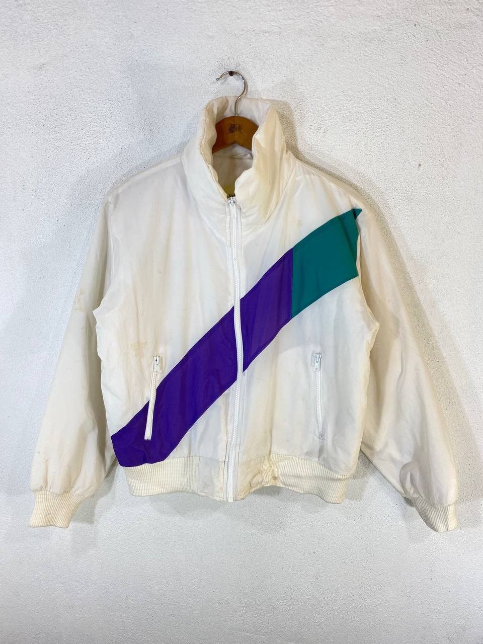 Manteau D'hiver Vintage St. John's Bay - Taille M, Couleur Sarcelle, Occasion Très Bon état