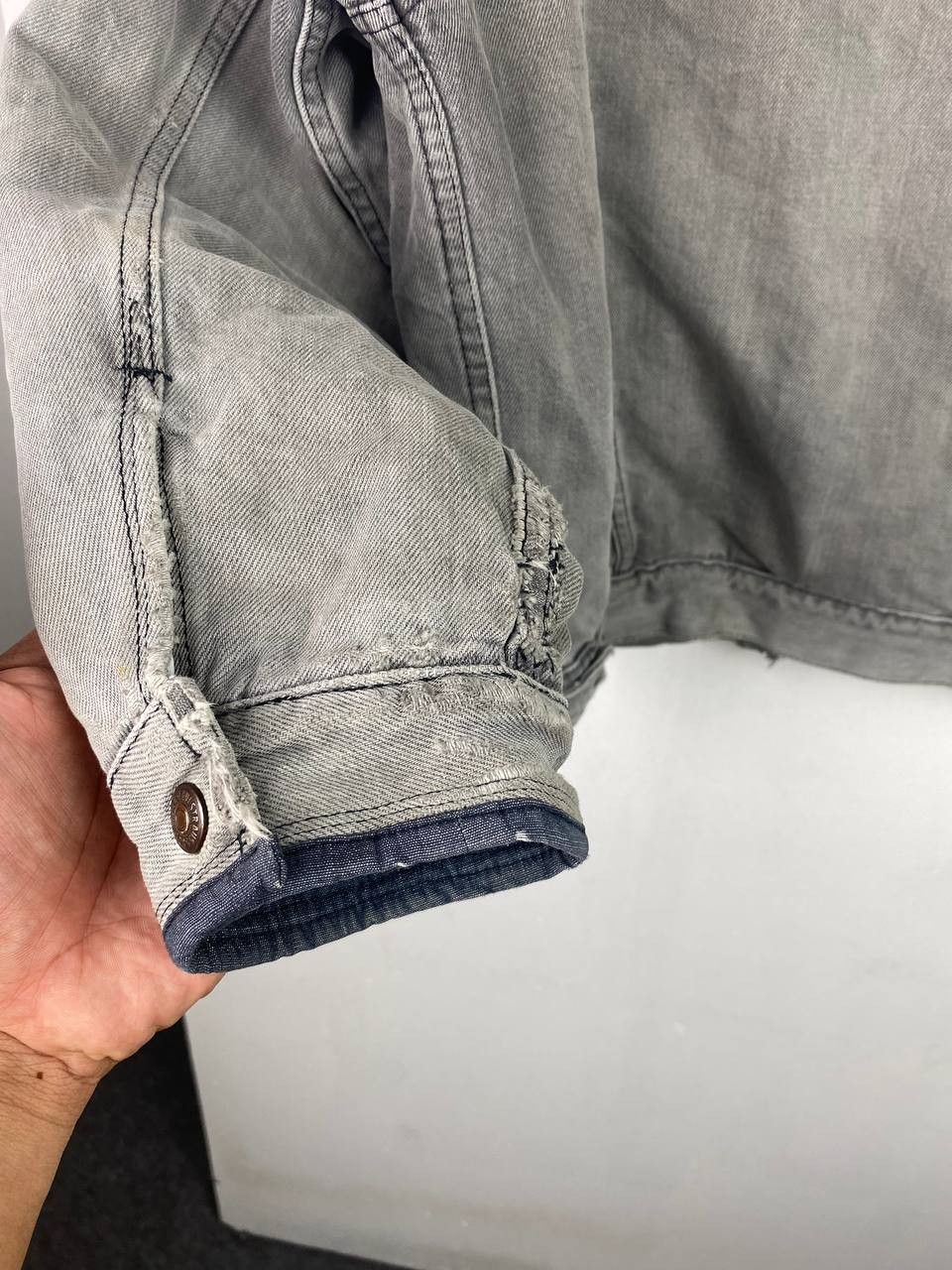 Levi's Vintage Levis Sherpa Jacket Disstressed Made In Usa Size US L / EU 52-54 / 3 - 16 Thumbnail
