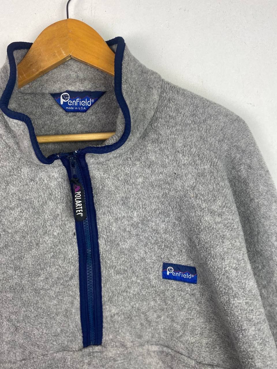 Penfield Vintage Rare Penfield Fleece Jacket Half Zipper Size US L / EU 52-54 / 3 - 2 Thumbnail