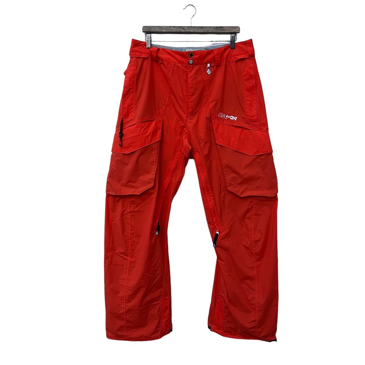 Japanese Brand VINTAGE VOLCOM SKI PANTS OVERALL RARE COLOUR BONDAGE DESIGN Size US 38 / EU 54 - 1 Thumbnail