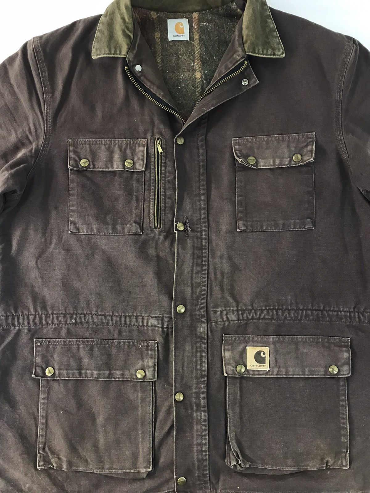 Carhartt Carhartt Multi Pocket Tactical Outdoor Hunting Jacket Wip Size US XXL / EU 58 / 5 - 2 Thumbnail
