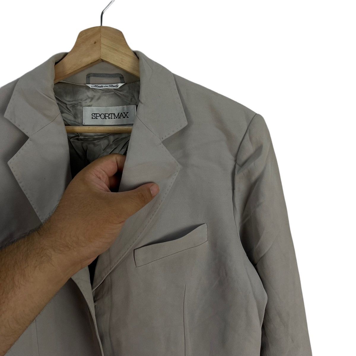 Sportmax VINTAGE SPORTMAX MADE IN ITALY DOUBLE BREAST COATS JACKET Size M / US 6-8 / IT 42-44 - 5 Thumbnail