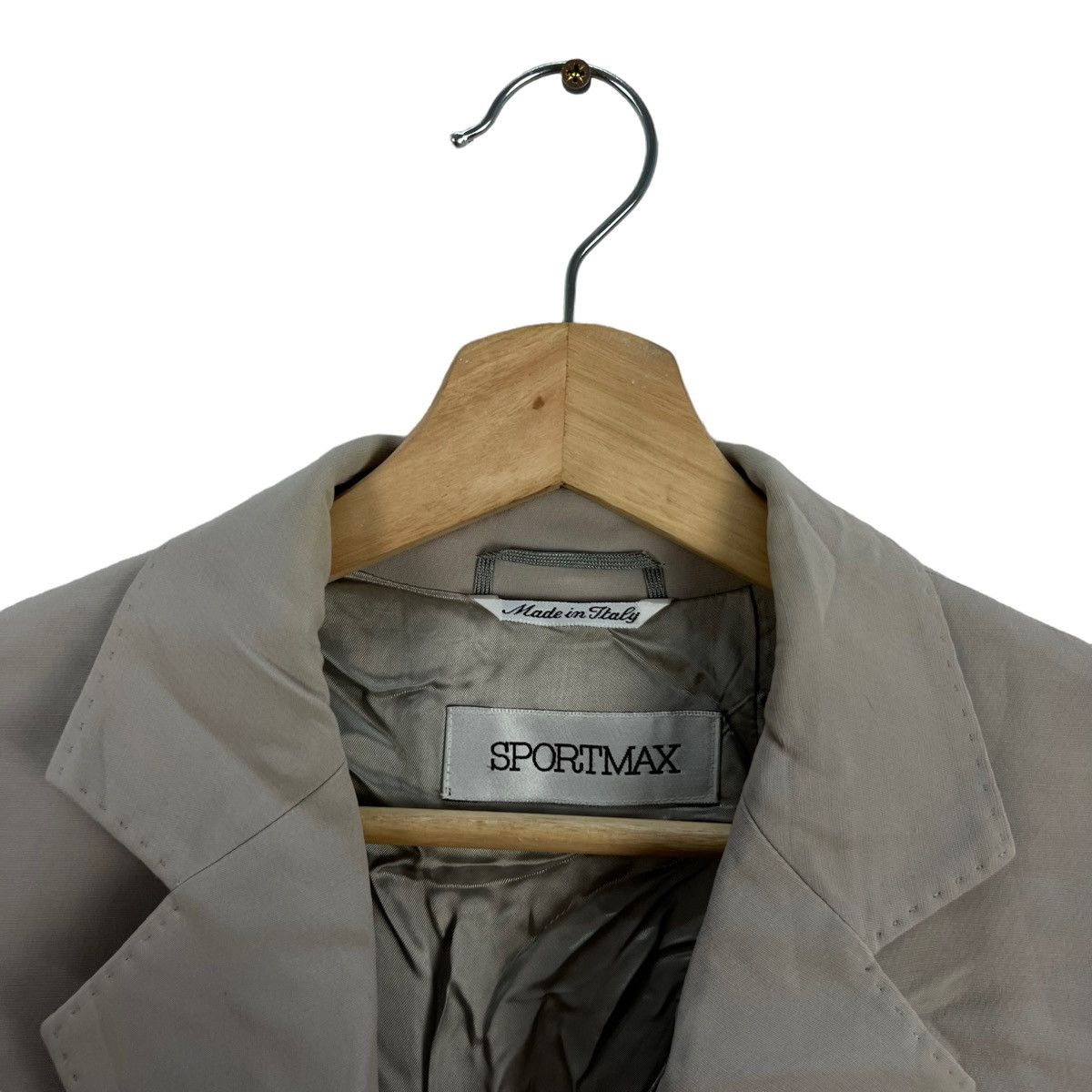 Sportmax VINTAGE SPORTMAX MADE IN ITALY DOUBLE BREAST COATS JACKET Size M / US 6-8 / IT 42-44 - 9 Thumbnail