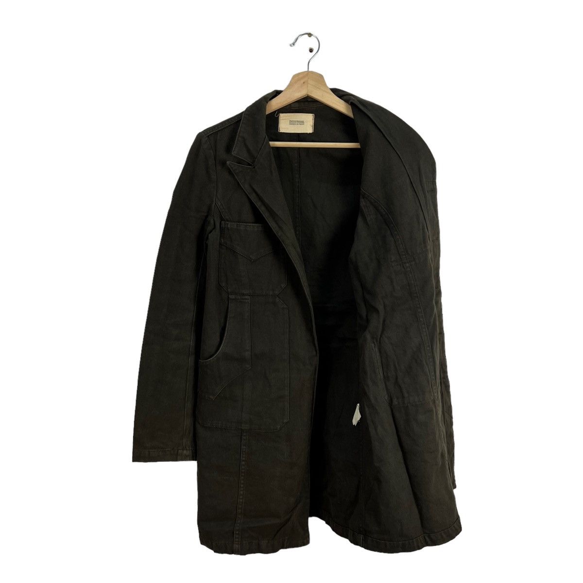 Issey Miyake ZUCCA TRAVAIL ISSEY MIYAKE FABRIC MADE FRANCE LONG JACKET Size US S / EU 44-46 / 1 - 10 Thumbnail