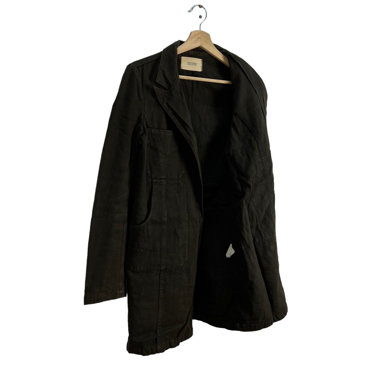 Issey Miyake ZUCCA TRAVAIL ISSEY MIYAKE FABRIC MADE FRANCE LONG JACKET Size US S / EU 44-46 / 1 - 8 Thumbnail