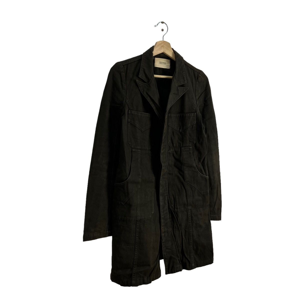 Issey Miyake ZUCCA TRAVAIL ISSEY MIYAKE FABRIC MADE FRANCE LONG JACKET Size US S / EU 44-46 / 1 - 2 Thumbnail