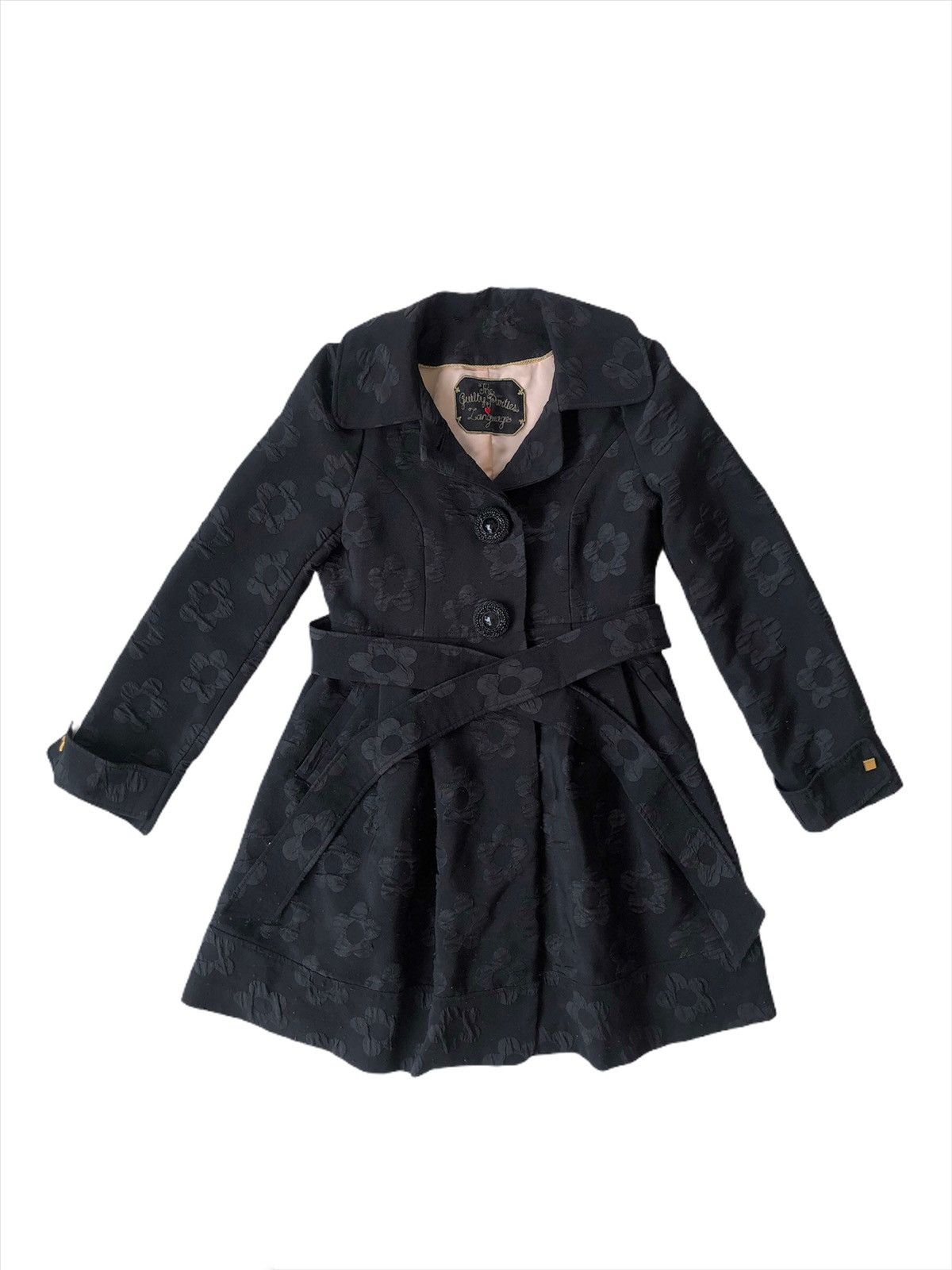 Wacko Maria Wacko Maria 🇯🇵 Floral Embossed Belted Trench Coat Size US S / EU 44-46 / 1 - 2 Thumbnail