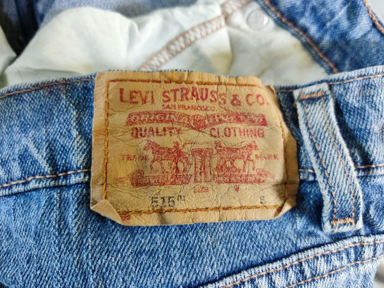 Levi's vintage levis 515 nouveau bootcut flare denim Size 34" / US 12 / IT 48 - 3 Thumbnail