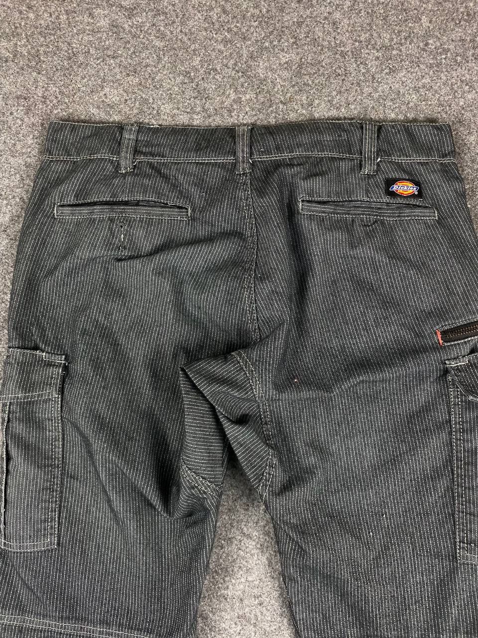 Dickies dickies hickory stripe cargo pants distressed Size US 35 - 4 Thumbnail