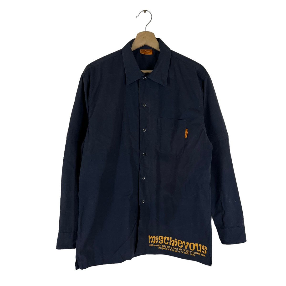 Hysteric Glamour VINTAGE MISCHIEVOUS BIG LOGO SHIRTS STREETWEAR SKATE Size US M / EU 48-50 / 2 - 2 Thumbnail