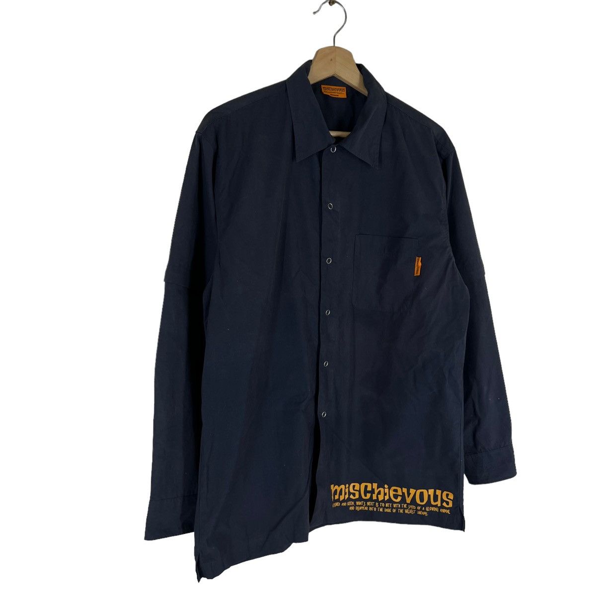 Hysteric Glamour VINTAGE MISCHIEVOUS BIG LOGO SHIRTS STREETWEAR SKATE Size US M / EU 48-50 / 2 - 3 Thumbnail