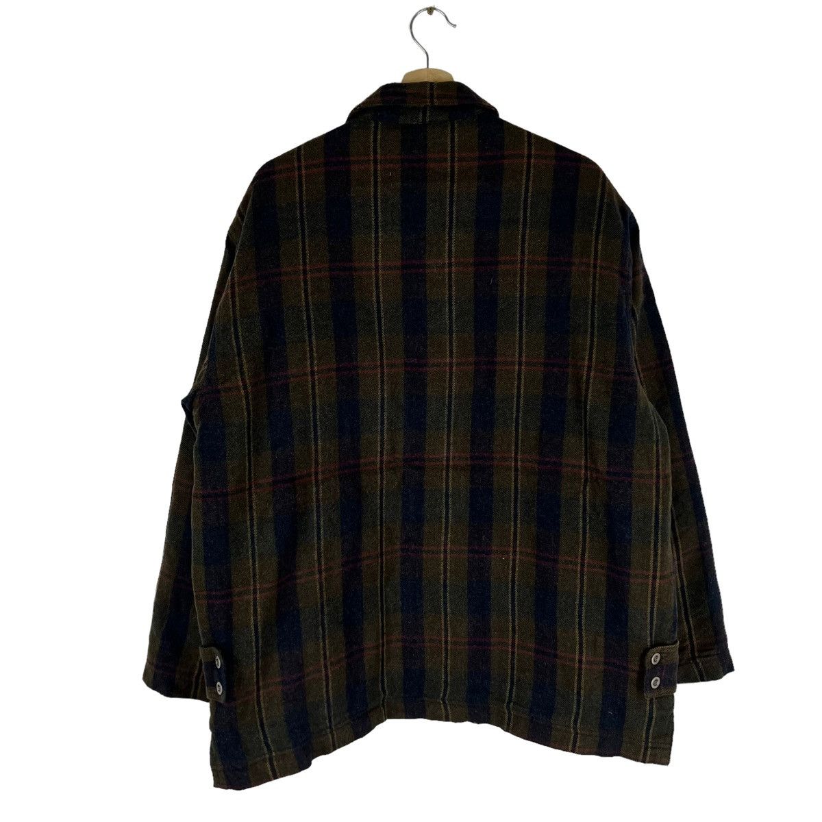Japanese Brand VINTAGE WOOL JACKET TARTAN DESIGN JAPAN MADE 18 ABOVE Size US M / EU 48-50 / 2 - 7 Thumbnail