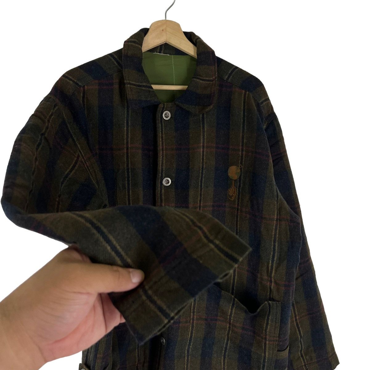 Japanese Brand VINTAGE WOOL JACKET TARTAN DESIGN JAPAN MADE 18 ABOVE Size US M / EU 48-50 / 2 - 5 Thumbnail