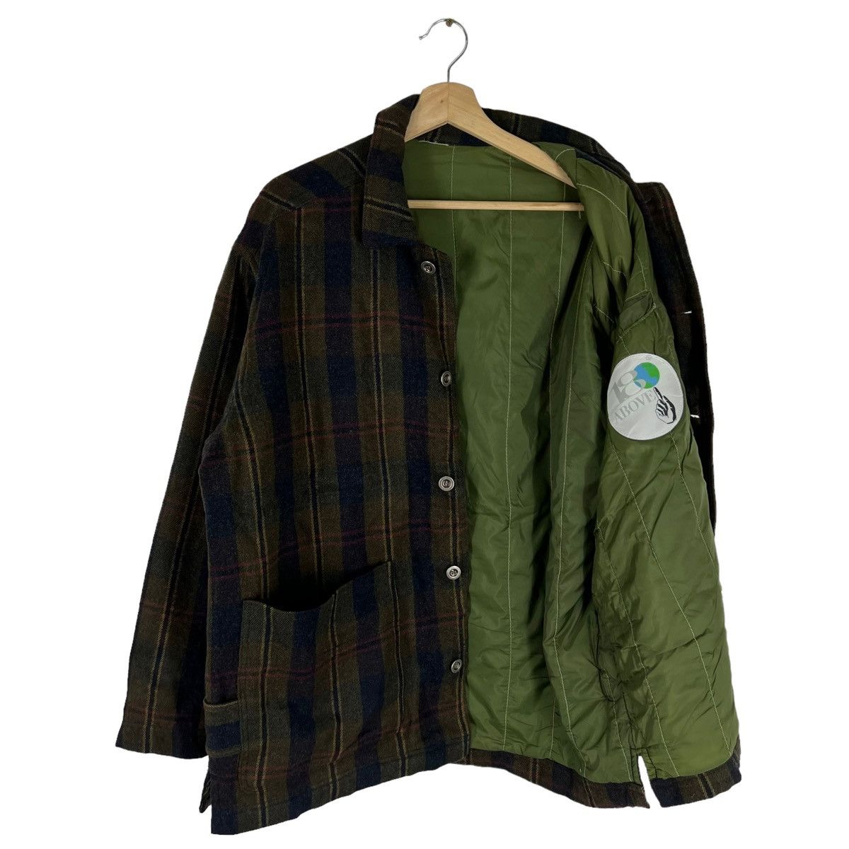 Japanese Brand VINTAGE WOOL JACKET TARTAN DESIGN JAPAN MADE 18 ABOVE Size US M / EU 48-50 / 2 - 9 Thumbnail