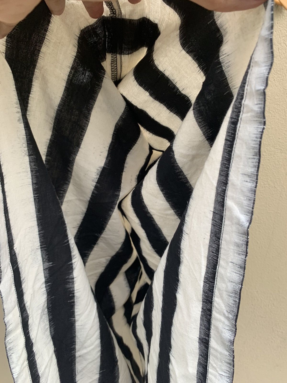 Issey Miyake RARE IS Issey Miyake Striped Sleveless Long Tunic Top Shirt Size L / US 10 / IT 46 - 5 Thumbnail