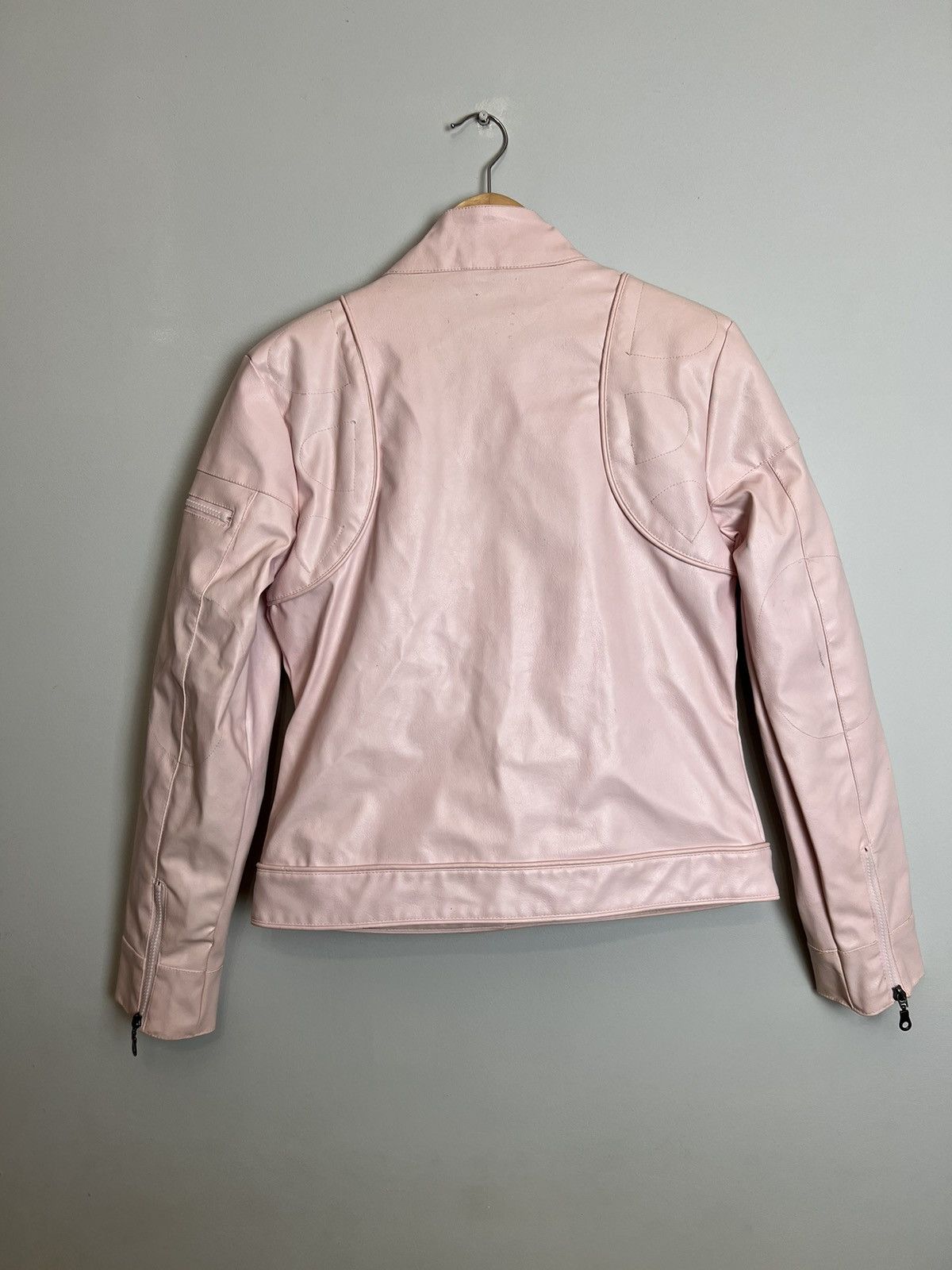 Vintage Vintage Y2k Woman Eco Leather Racing Jacket Hype Streetwear Size M / US 6-8 / IT 42-44 - 2 Thumbnail
