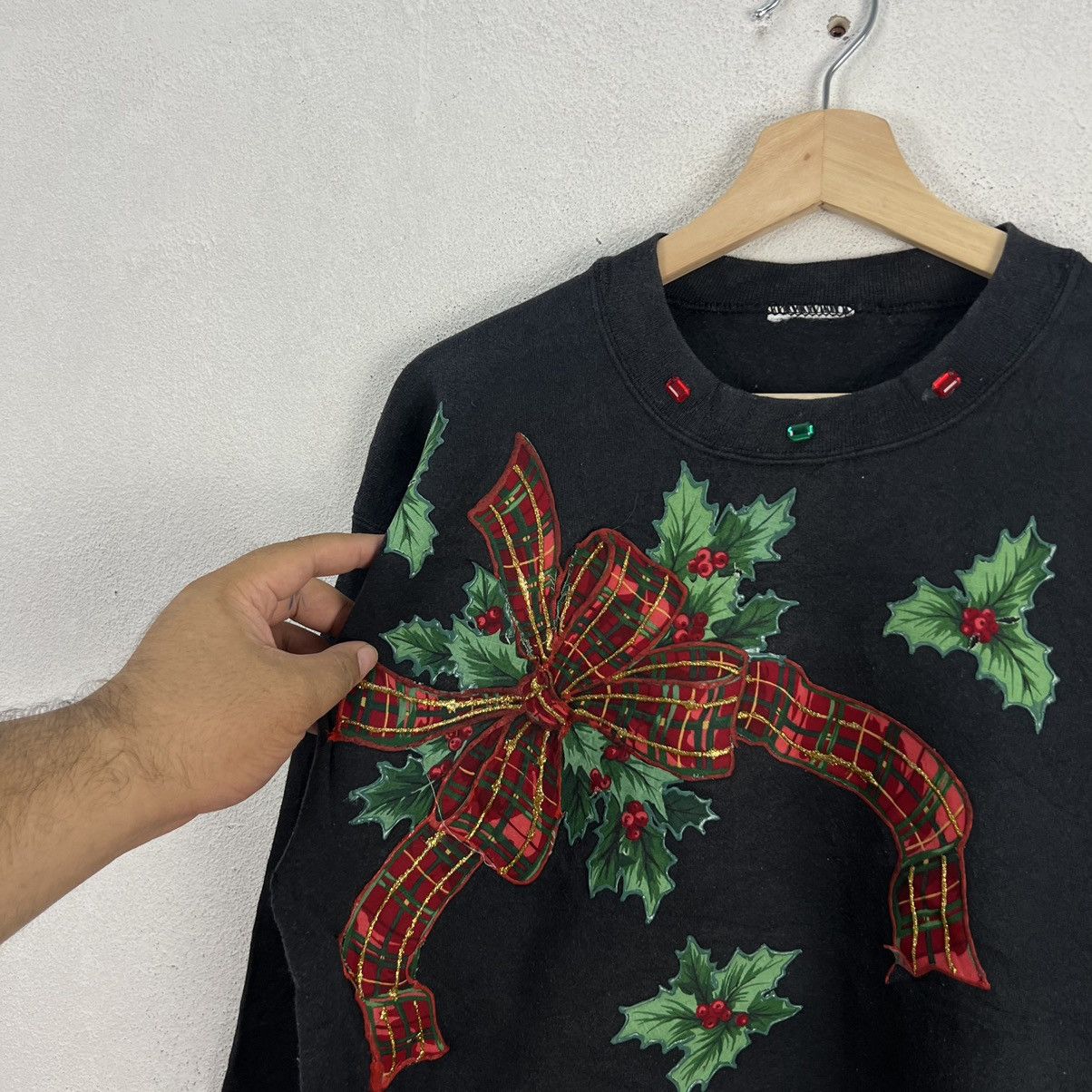 Japanese Brand VINTAGE SWEATSHIRT QUILTED FLOWER FULLPRINT DESIGN Size US M / EU 48-50 / 2 - 4 Thumbnail