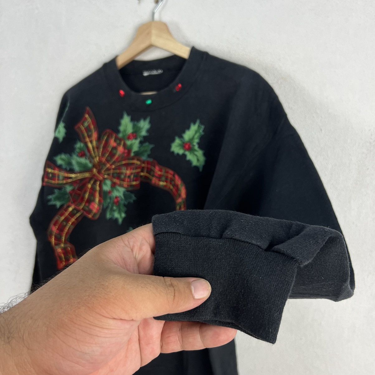 Japanese Brand VINTAGE SWEATSHIRT QUILTED FLOWER FULLPRINT DESIGN Size US M / EU 48-50 / 2 - 6 Thumbnail