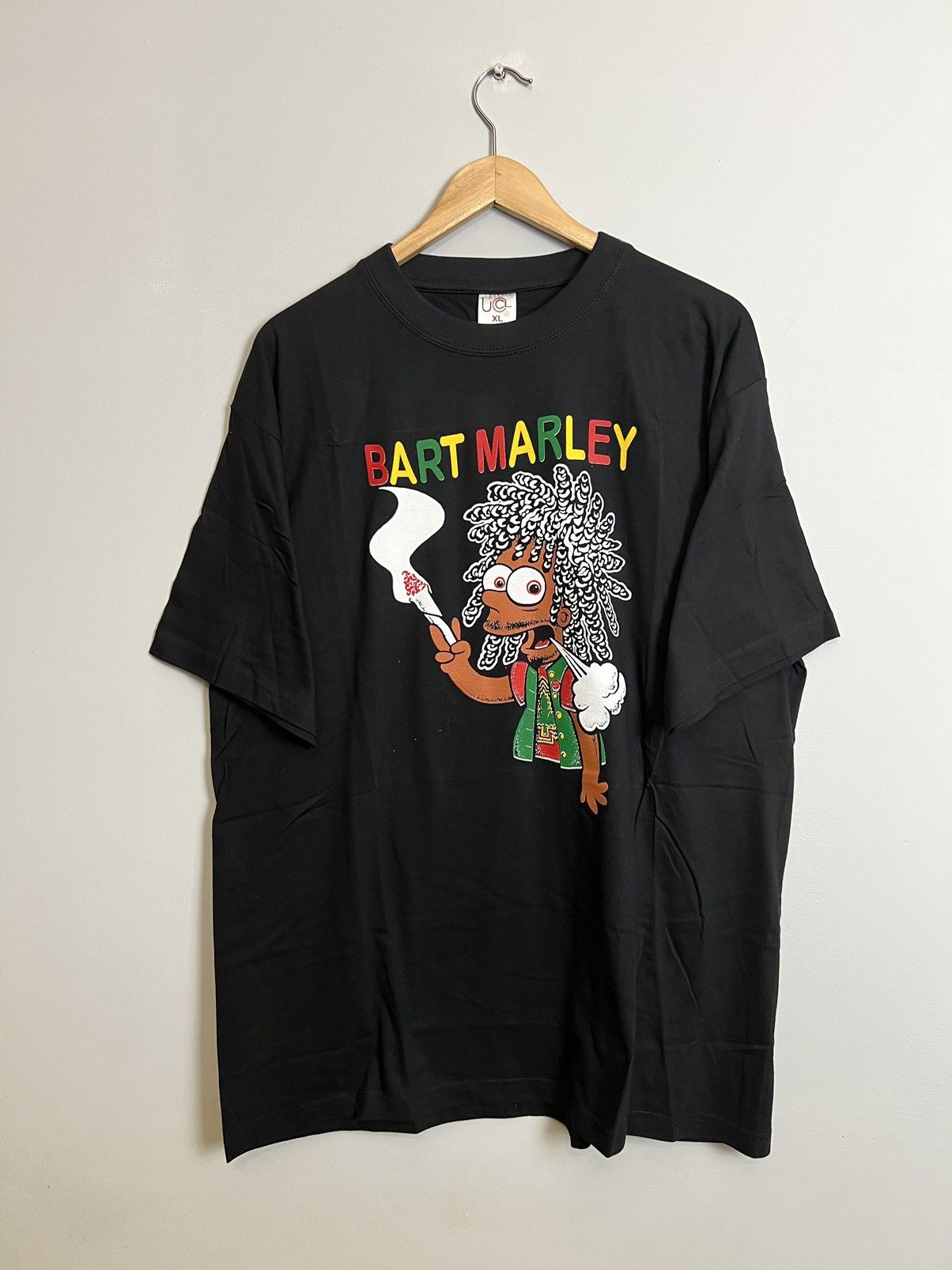 The Simpsons Rare Vintage 90s Humor Bart Marley #420 Weed Drugs Fun Tee Size US XL / EU 56 / 4 - 1 Thumbnail