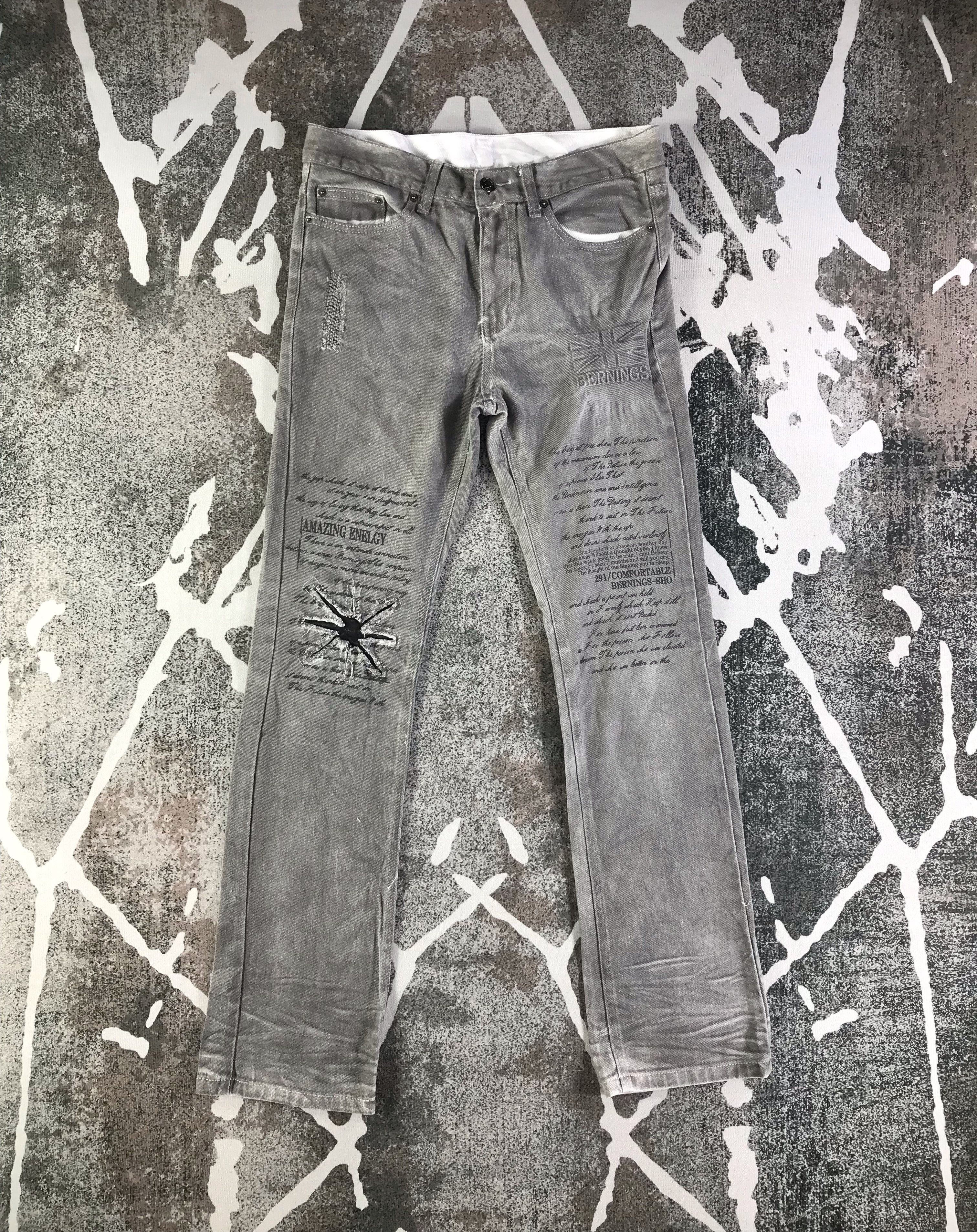 Bernings Sho Punk Jeans Faded Gray Denim