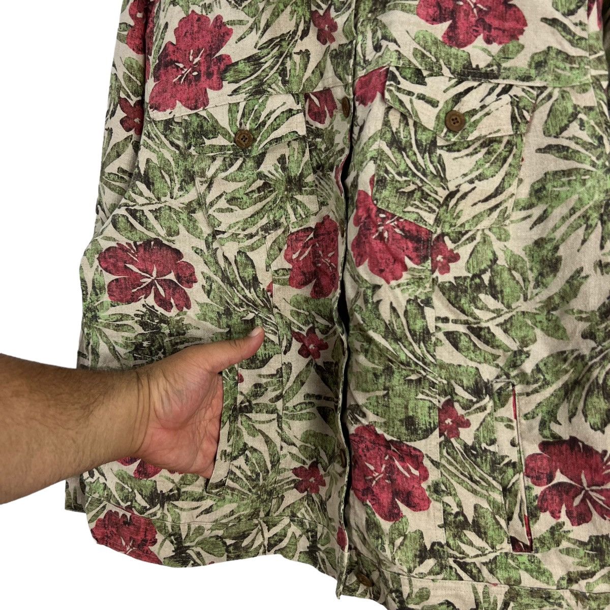 Vintage VINTAGE CHARTER CLUB WOMAN FLORAL FULL PRINT JACKET Size M / US 6-8 / IT 42-44 - 4 Thumbnail