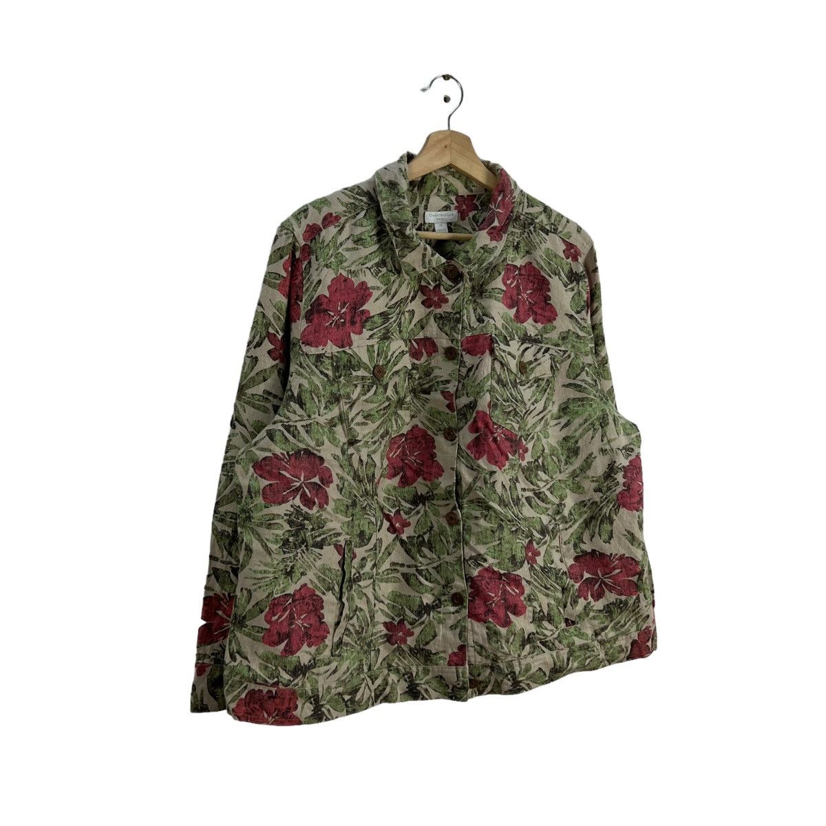 Vintage VINTAGE CHARTER CLUB WOMAN FLORAL FULL PRINT JACKET Size M / US 6-8 / IT 42-44 - 2 Thumbnail