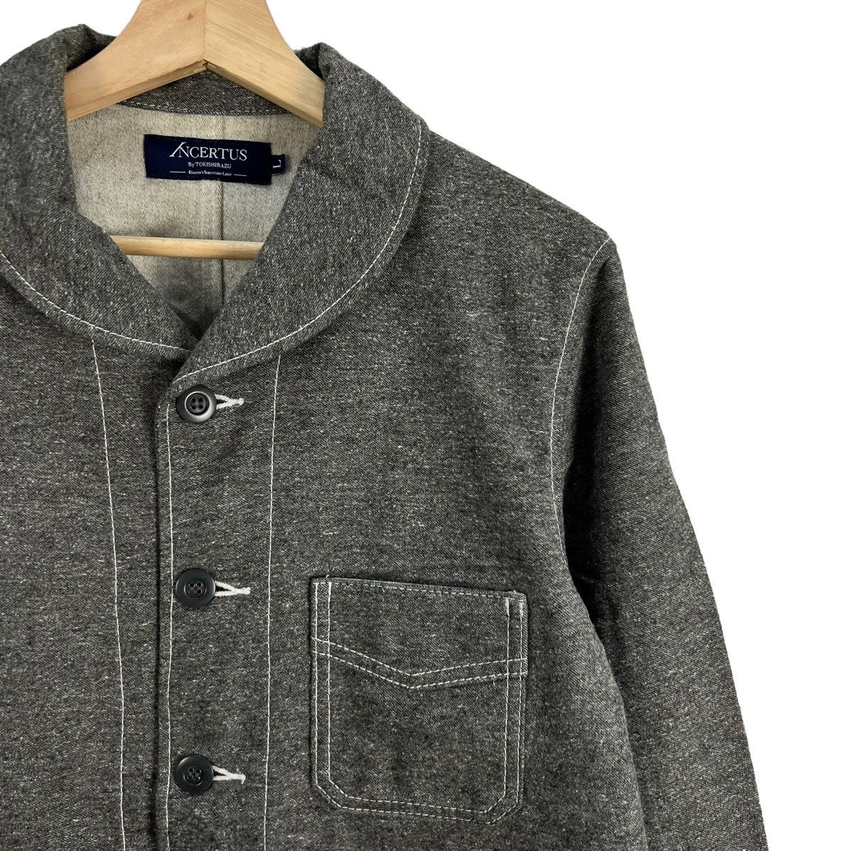Japanese Brand HIKORY CHORE JACKET ANCERTUS BY TOKISHIRAZU MADE IN JAPAN Size US L / EU 52-54 / 3 - 3 Thumbnail