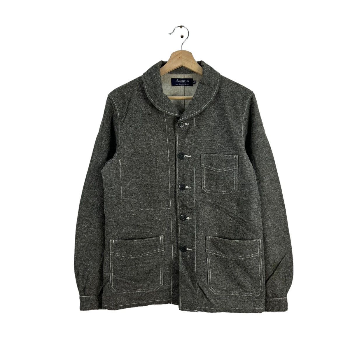 Japanese Brand HIKORY CHORE JACKET ANCERTUS BY TOKISHIRAZU MADE IN JAPAN Size US L / EU 52-54 / 3 - 1 Thumbnail