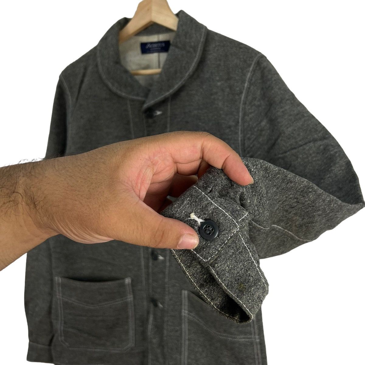 Japanese Brand HIKORY CHORE JACKET ANCERTUS BY TOKISHIRAZU MADE IN JAPAN Size US L / EU 52-54 / 3 - 7 Thumbnail