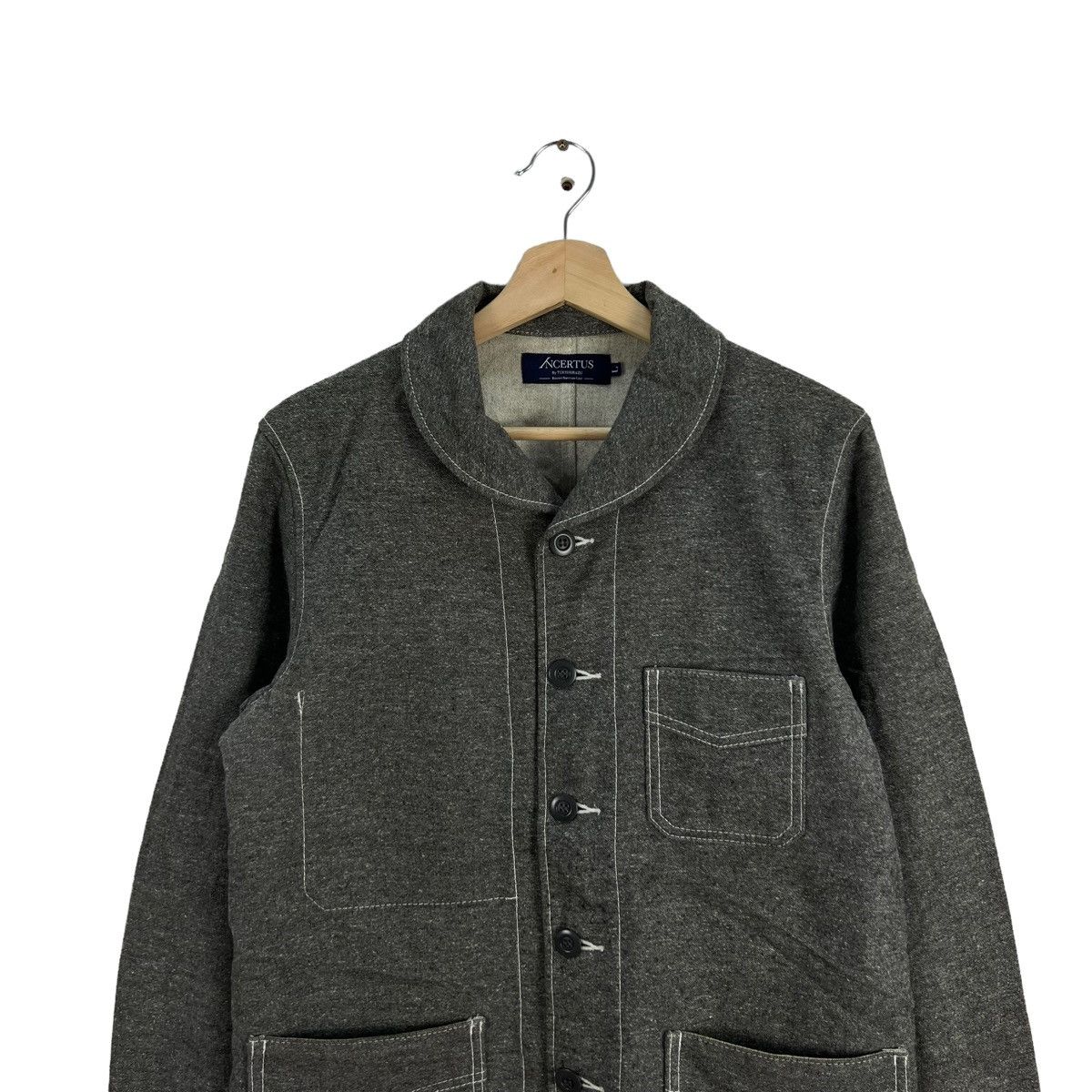 Japanese Brand HIKORY CHORE JACKET ANCERTUS BY TOKISHIRAZU MADE IN JAPAN Size US L / EU 52-54 / 3 - 5 Thumbnail